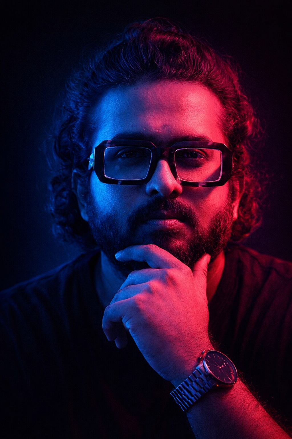 Swetabja — neon portrait